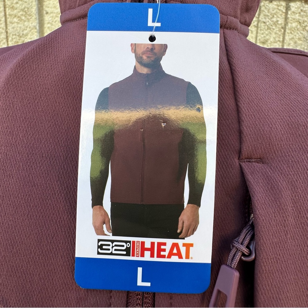 NWT 32 Degree Heat Workwear Lightweight Vest Outdoors Hike Sailing Mountain Sz L